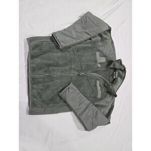 USGI Foilage Green Fleece Jacket Small Long (5a)